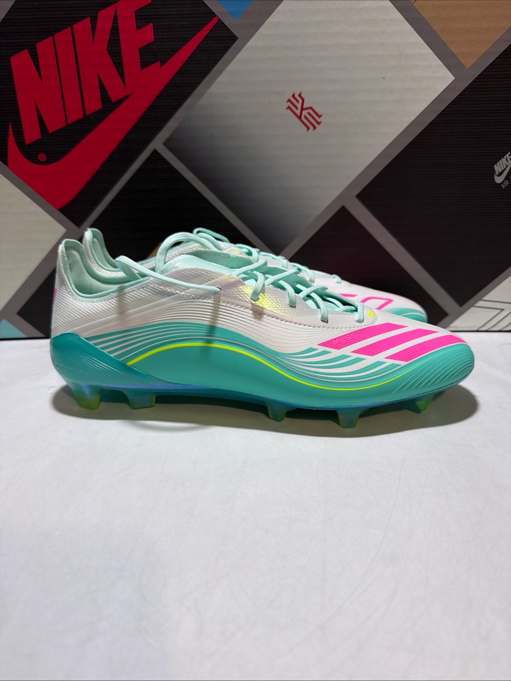 Adidas F50 Messi Elite FG Aurora Radiante Soccer Cleats JQ0927 Men’s Size 9